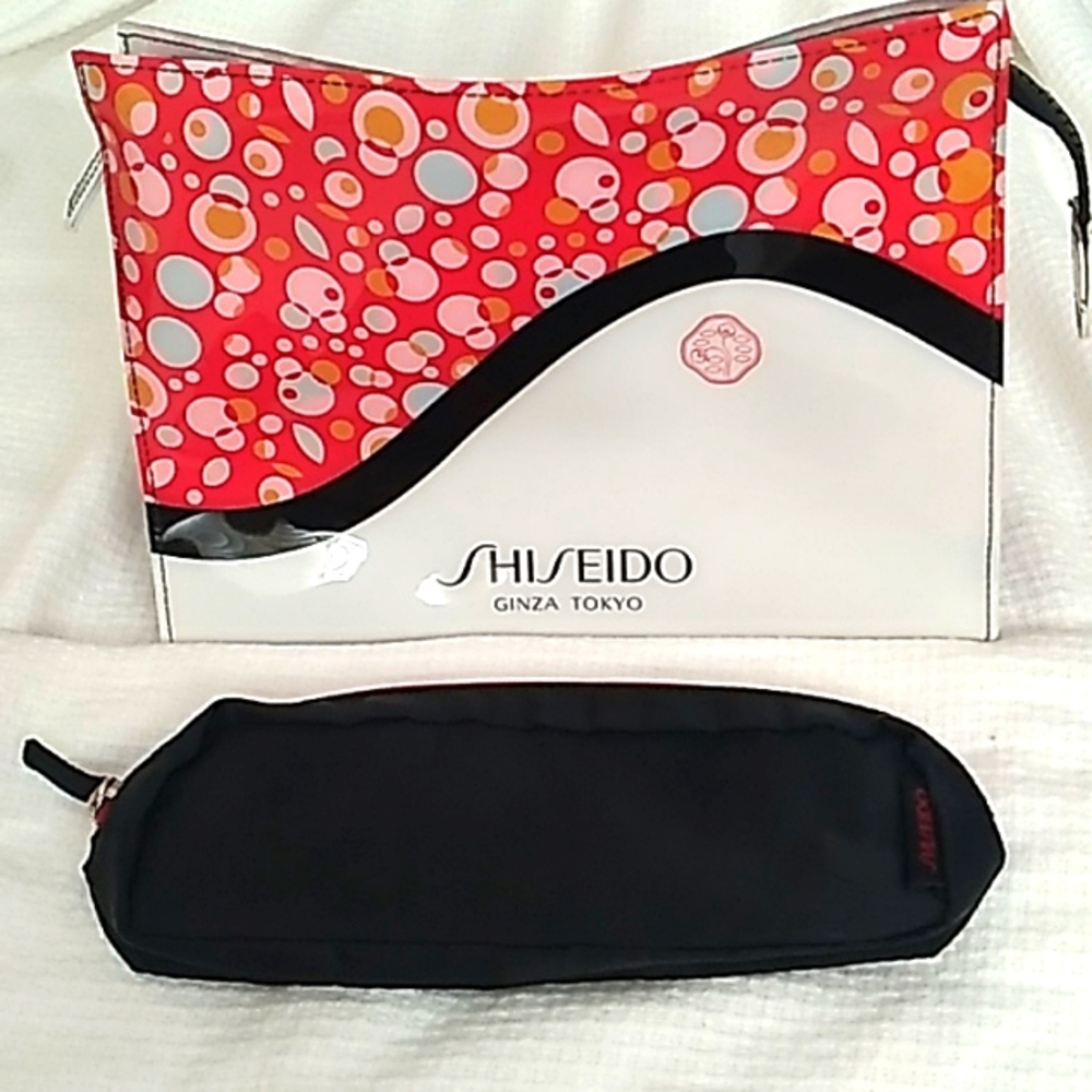Shiseido cosmetic bag lot